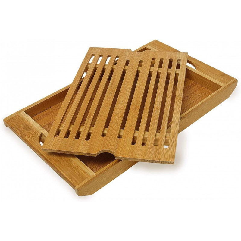 Relaxdays Bamboo Chopping Board, Currently priced at £17.97